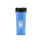 blue color pipeline water filter