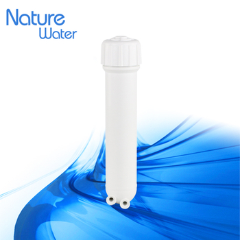 Double Ring Plastic RO system membrane filter Housing white color