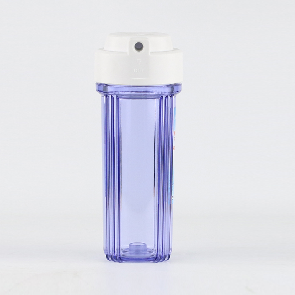 1/4'' clear color double o ring water purifier housing