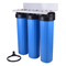 3 Stage 20 Inch Triple Big Blue Whole House Water Filter With The Bracket
