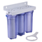 3 stage clear household undersink drinking water filter