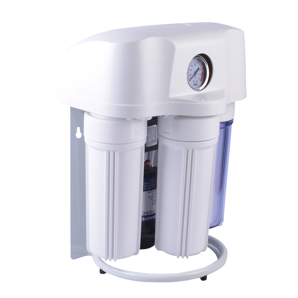 Residential RO water purifier machine with proof and pressure gauge