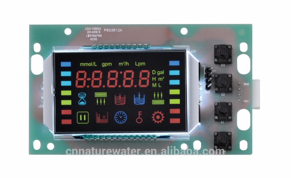 automatic filter valve with LCD Diode displayer
