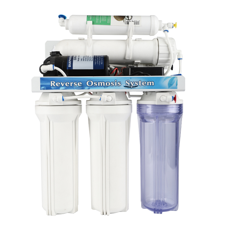 Manual-Flush 5 Stage 50G Water Purification Systems Reverse Osmosis