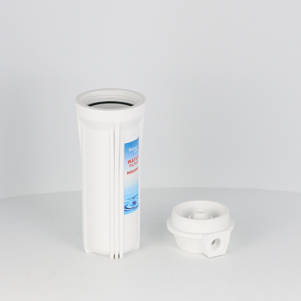 Double ring plastic RO filter housing